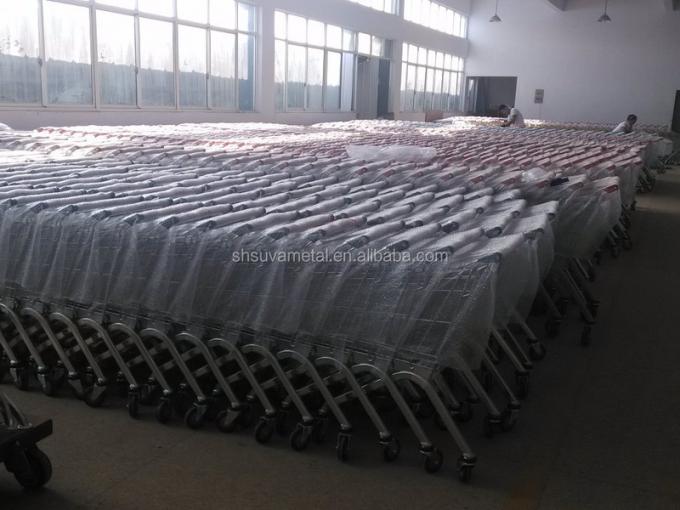 Корзина стиля WalMart пластиковая, оптовая пластиковая вагонетка покупок руки