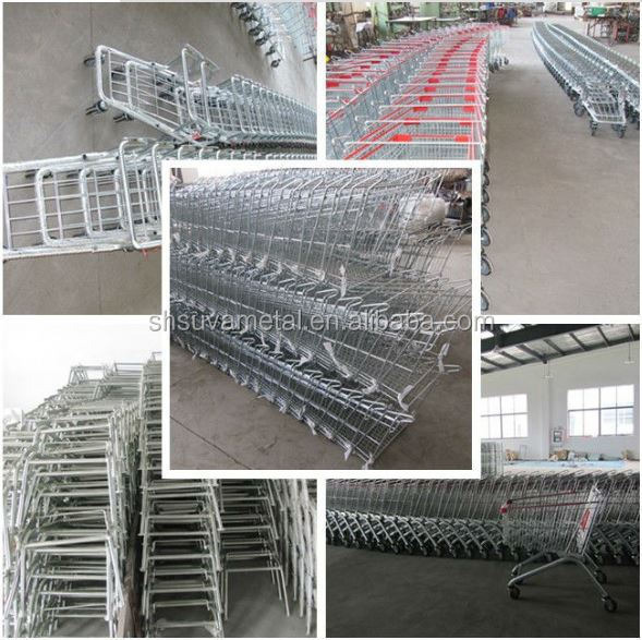 Тележка нового desing нажима корзины/вагонетки/руки супермаркета carrefour метро Wal-рынока